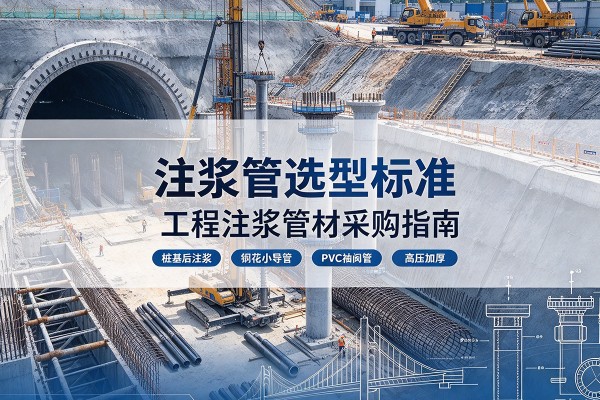 南充注浆管选型标准