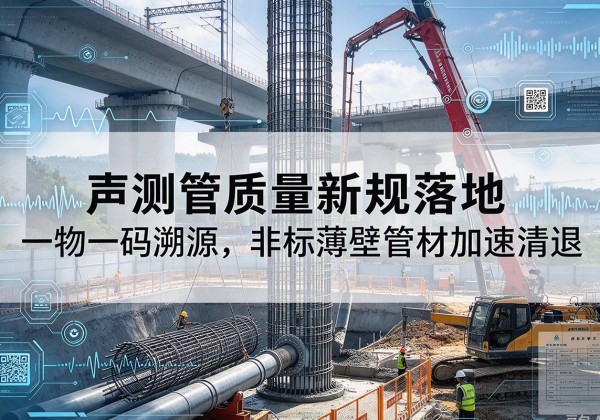 南充声测管质量新规落地，一物一码溯源，非标薄壁管材加速清退