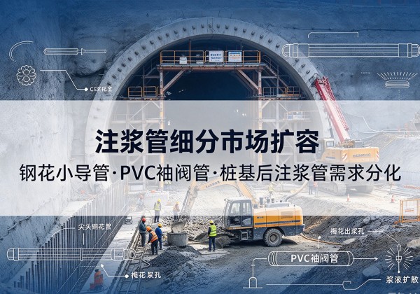 南充注浆管细分市场扩容，隧道钢花小导管、PVC 袖阀管、桩基后注浆管需求分化