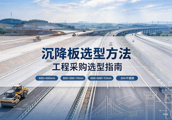 南充沉降板选择方法
