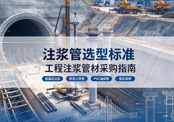 南充注浆管选型标准
